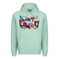 Seafoam American nurse coffee cups Premium Hoodie - Zillion Design Studio