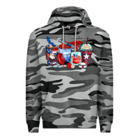 Slate Camo American nurse coffee cups Premium Hoodie - Zillion Design Studio