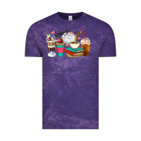Cloud Purple Teacher Coffee Cups Vintage Tee - Artiststas