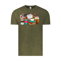 Vintage Olive Teacher Coffee Cups Vintage Tee - Artiststas