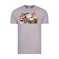 Vintage Zinc Teacher Coffee Cups Vintage Tee - Artiststas