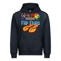 Navy life is better in flip flops Urban Hoodie - texasbilliewilder