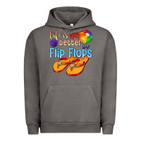 Pigment Tornado life is better in flip flops Urban Hoodie - texasbilliewilder