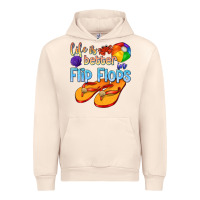 Sandshell life is better in flip flops Urban Hoodie - texasbilliewilder