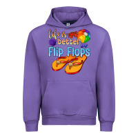 Tulip life is better in flip flops Urban Hoodie - texasbilliewilder