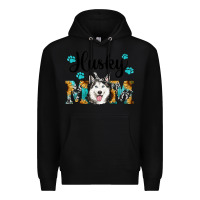 Black husky mom western Premium Hoodie - RanaPortraitStore
