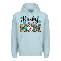 Blue Mist husky mom western Premium Hoodie - RanaPortraitStore