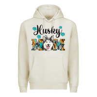 Husky Mom Western Premium Hoodie | Teevron