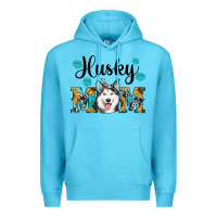 Ocean Blue husky mom western Premium Hoodie - RanaPortraitStore