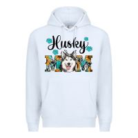 White husky mom western Premium Hoodie - RanaPortraitStore