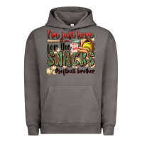 Pigment Tornado i'm just here for the snacks #softball brother Urban Hoodie - Zillion Design Studio