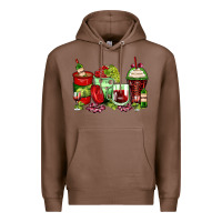 Chestnut wine coffee cups Premium Hoodie - Zillion Design Studio