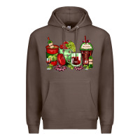Coffee wine coffee cups Premium Hoodie - Zillion Design Studio