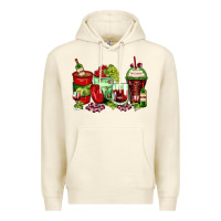 Sandshell wine coffee cups Premium Hoodie - Zillion Design Studio