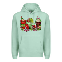 Seafoam wine coffee cups Premium Hoodie - Zillion Design Studio