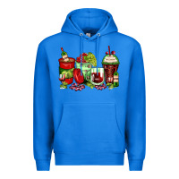 Wine Coffee Cups Premium Hoodie | Teevron