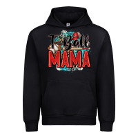 Black t ball mama Urban Hoodie - Zillion Design Studio