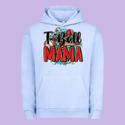 T Ball Mama Urban Hoodie Designed By Zillion Design Studio