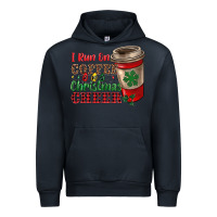 Navy i run on coffee and christmas cheer Urban Hoodie - RanaPortraitStore