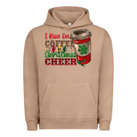 Pigment Burro i run on coffee and christmas cheer Urban Hoodie - RanaPortraitStore