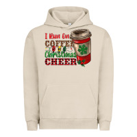 Pigment French Oak i run on coffee and christmas cheer Urban Hoodie - RanaPortraitStore