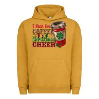 Pigment Peanut Butter i run on coffee and christmas cheer Urban Hoodie - RanaPortraitStore