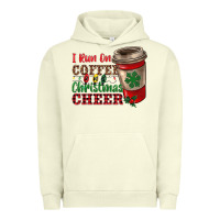 Pigment Pistachio i run on coffee and christmas cheer Urban Hoodie - RanaPortraitStore