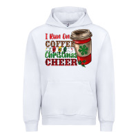 White i run on coffee and christmas cheer Urban Hoodie - RanaPortraitStore