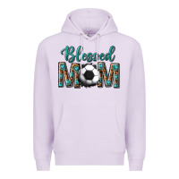 Lilac western blessed mom with soccer Premium Hoodie - texasbilliewilder