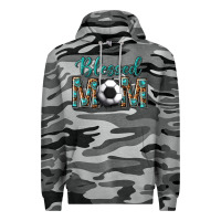 Slate Camo western blessed mom with soccer Premium Hoodie - texasbilliewilder