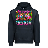 Navy life is better at the beach Urban Hoodie - texasbilliewilder