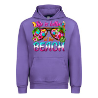 Tulip life is better at the beach Urban Hoodie - texasbilliewilder