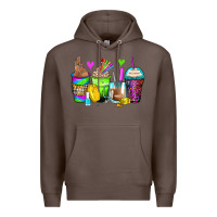 Coffee nail art coffee cups Premium Hoodie - Zillion Design Studio