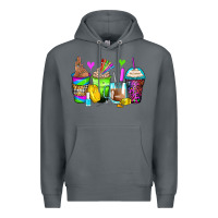 Rock nail art coffee cups Premium Hoodie - Zillion Design Studio