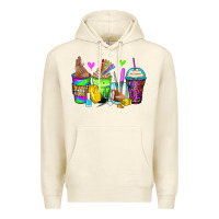 Sandshell nail art coffee cups Premium Hoodie - Zillion Design Studio