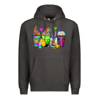 Smoke nail art coffee cups Premium Hoodie - Zillion Design Studio