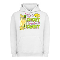 Pigment Lunar Rock life is  make it sweet Urban Hoodie - texasbilliewilder