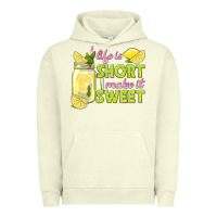 Pigment Pistachio life is  make it sweet Urban Hoodie - texasbilliewilder