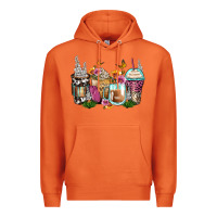 Carrot floral coffee cups Premium Hoodie - Zillion Design Studio