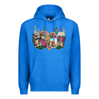 True Royal floral coffee cups Premium Hoodie - Zillion Design Studio