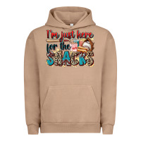 Pigment Burro i'm just here for the snacks Urban Hoodie - Zillion Design Studio