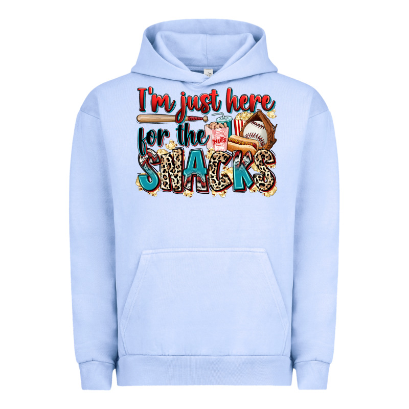I'm Just Here For The Snacks Urban Hoodie by Zillion Design Studio | Teevron