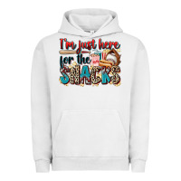 Pigment Lunar Rock i'm just here for the snacks Urban Hoodie - Zillion Design Studio