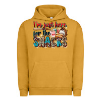 Pigment Peanut Butter i'm just here for the snacks Urban Hoodie - Zillion Design Studio