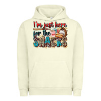 Pigment Pistachio i'm just here for the snacks Urban Hoodie - Zillion Design Studio