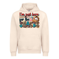 Sandshell i'm just here for the snacks Urban Hoodie - Zillion Design Studio
