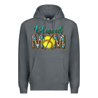 Rock western blessed mom with softball Premium Hoodie - texasbilliewilder