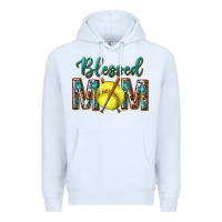 White western blessed mom with softball Premium Hoodie - texasbilliewilder