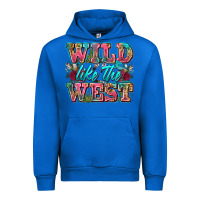 Cobalt wild like the west Urban Hoodie - Zillion Design Studio