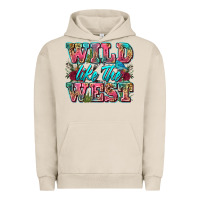 Pigment French Oak wild like the west Urban Hoodie - Zillion Design Studio